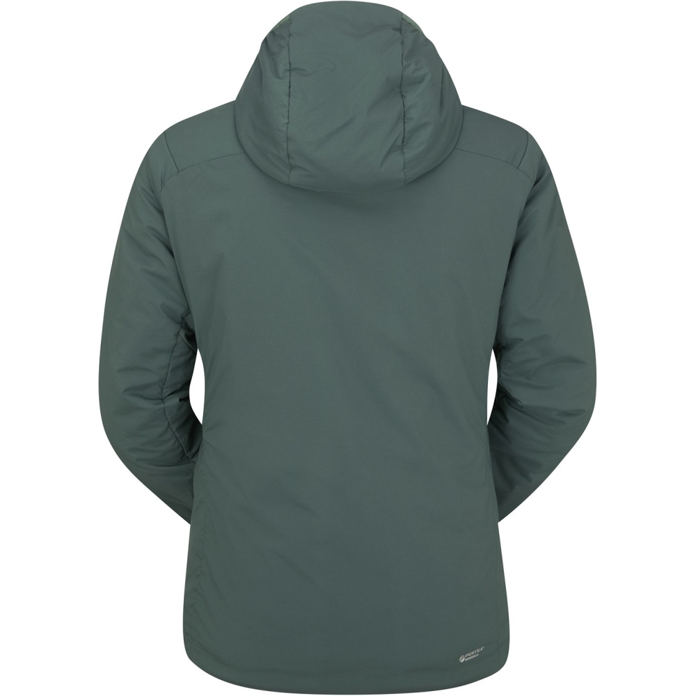 Rab Xenair Alpine Light Jacket Women's Green Slate QIP-18-GNS jassen online bestellen bij Kathmandu Outdoor & Travel