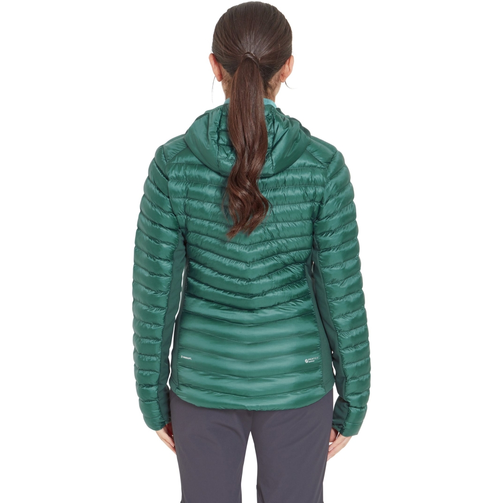 Rab Rab Cirrus Flex Hoody Women's QIP-32-EGS jassen Rab Cirrus Flex Hoody Women's Eucalyptus/Green Slate QIP-32-EGS jassen online bestellen bij Kathmandu Outdoor & Travel