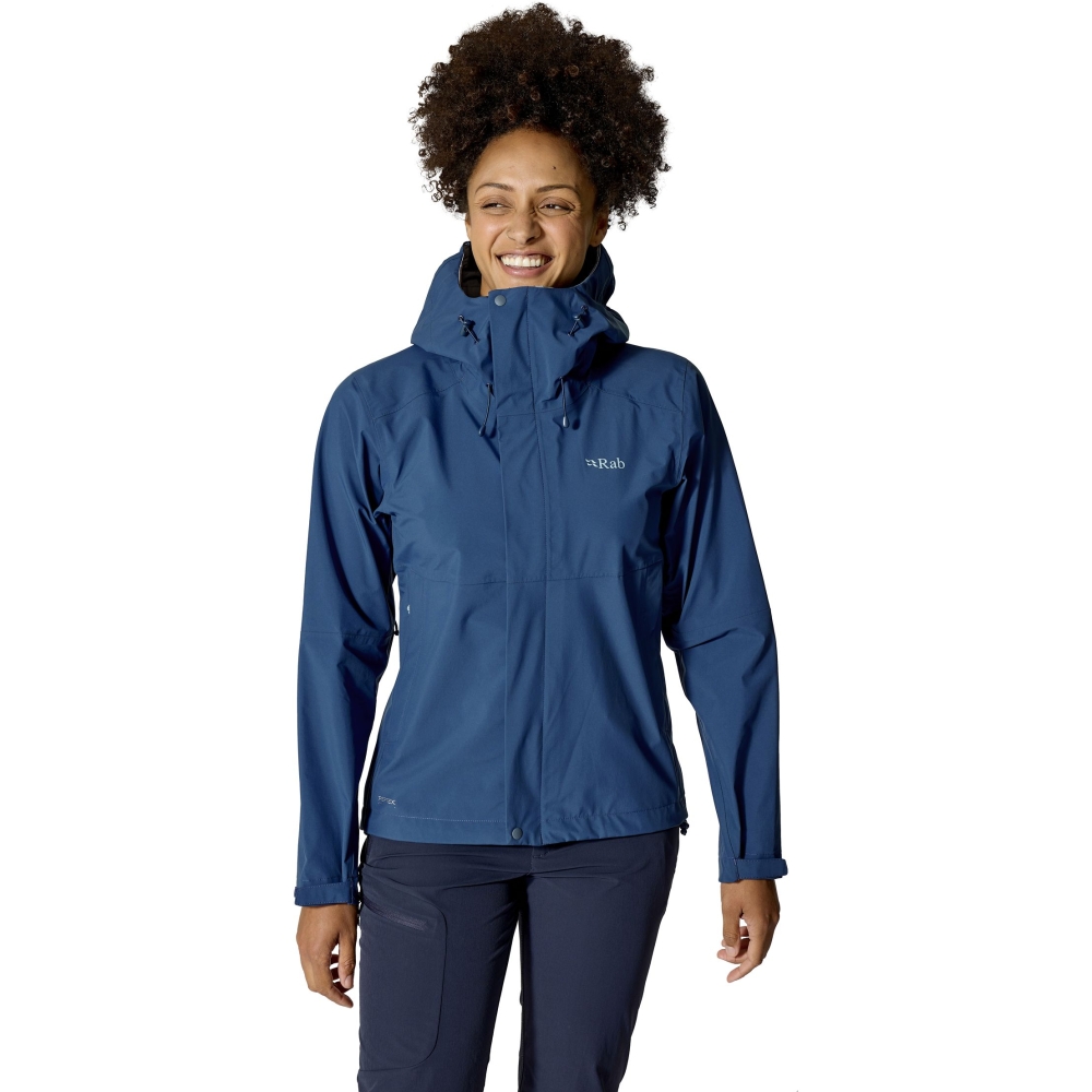 Rab Firewall Jacket Women's Tempest Blue QWI-09-TMB jassen online bestellen bij Kathmandu Outdoor & Travel