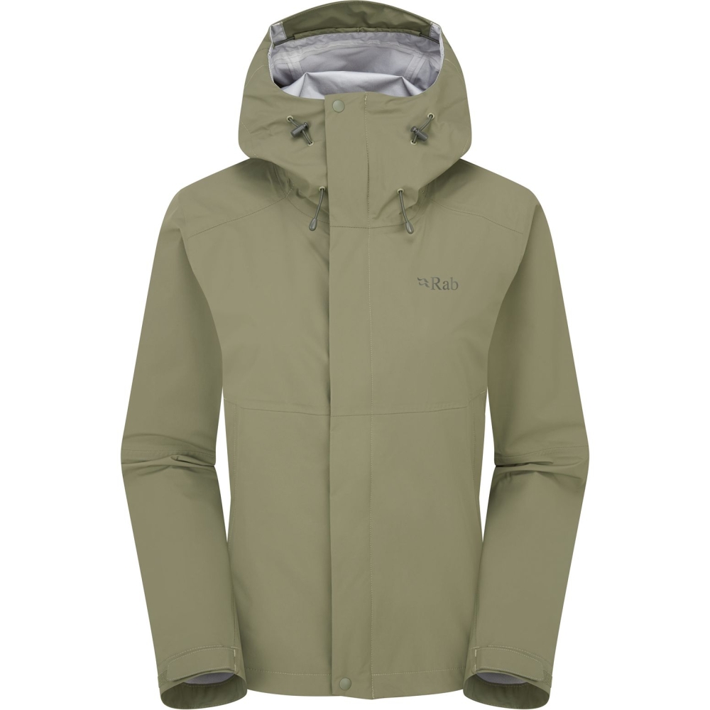 Rab Firewall Jacket Women's Light Khaki QWI-09-LKH jassen online bestellen bij Kathmandu Outdoor & Travel