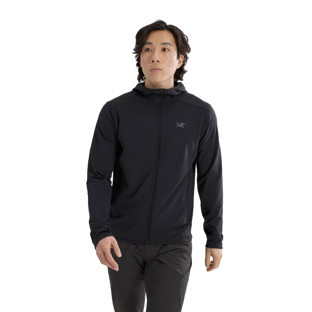 Arc'teryx Kyanite Lightweight Hoody Black 9641-002291 fleeces en truien online bestellen bij Kathmandu Outdoor & Travel