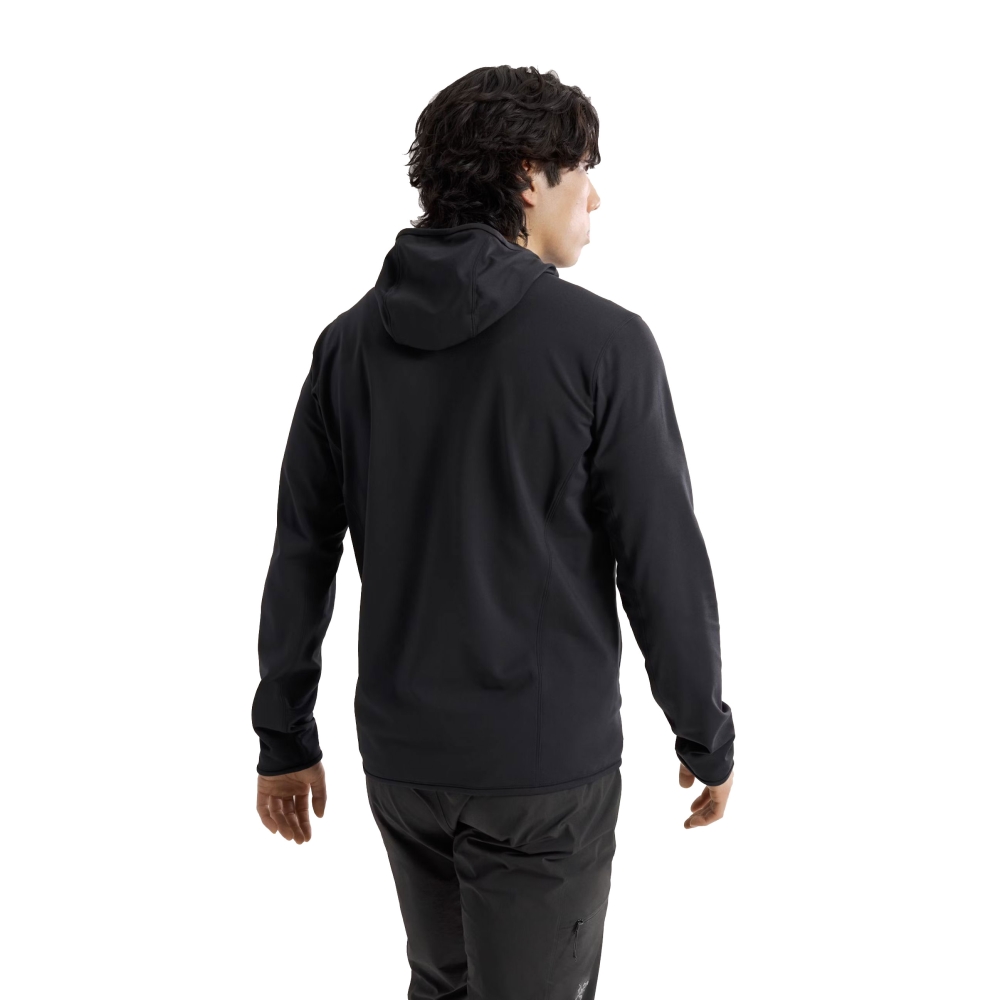 Arc'teryx Kyanite Lightweight Hoody Black 9641-002291 fleeces en truien online bestellen bij Kathmandu Outdoor & Travel