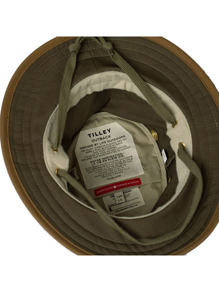 Tilley The Outback TWC7 Green/British Tan HT7008-541 kleding accessoires online bestellen bij Kathmandu Outdoor & Travel