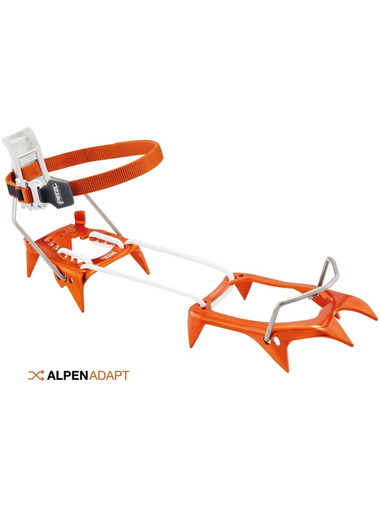 Petzl Leopard Flexlock Oranje U004BA00 ijsklimmen en stijgijzers online bestellen bij Kathmandu Outdoor & Travel