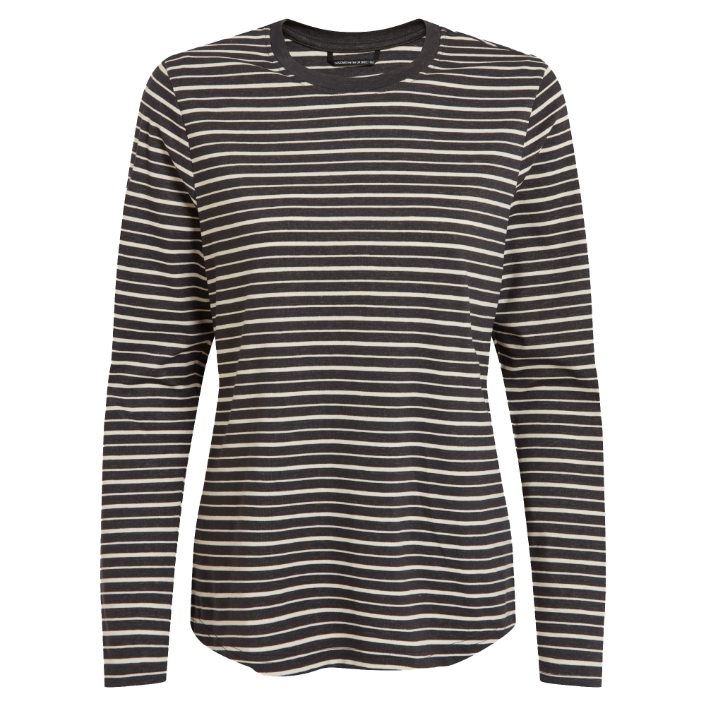 Craghoppers NosiLife Akona Long Sleeved Top Women's Charcoal Stripe CWT1368-153 shirts en tops online bestellen bij Kathmandu Outdoor & Travel