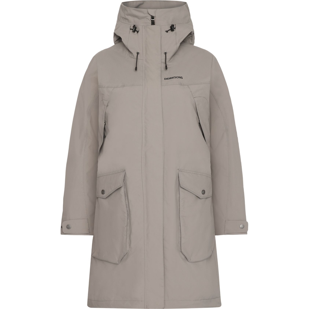 Didriksons Thelma Parka 10 Women's Ash Brown 504812-F04 jassen online bestellen bij Kathmandu Outdoor & Travel