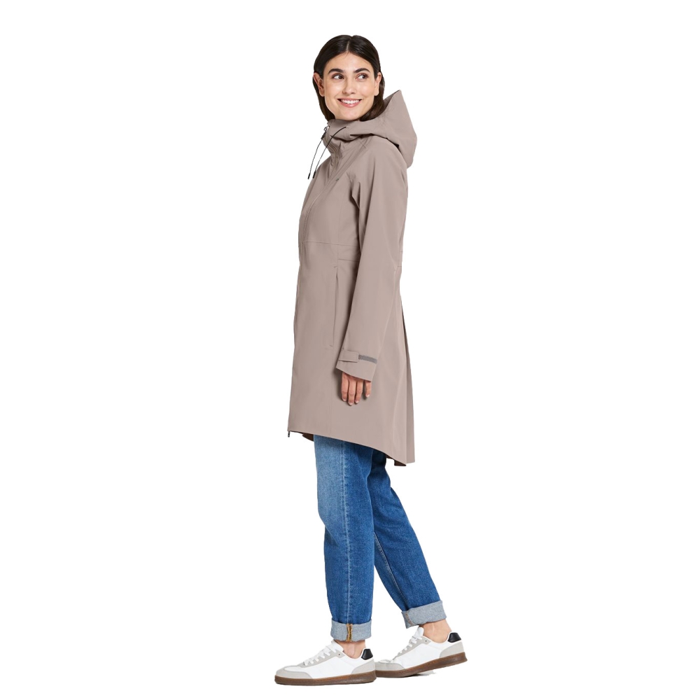 Didriksons Bea Parka 6 Women's Ash Brown 505240-F04 jassen online bestellen bij Kathmandu Outdoor & Travel