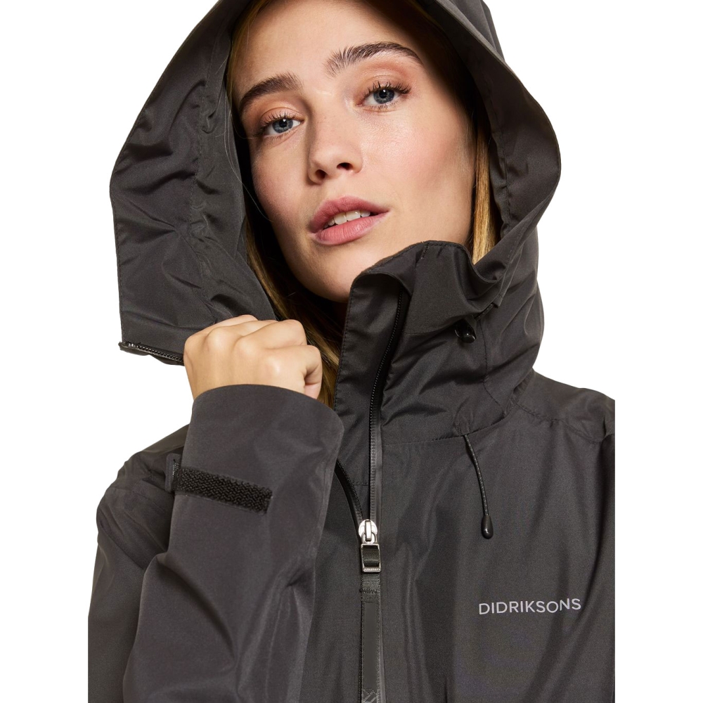 Didriksons Nadja Parka L 4 Women's Black 505243-060 jassen online bestellen bij Kathmandu Outdoor & Travel