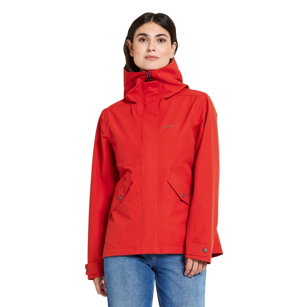 Didriksons Silja Jacket Women's Pomme Red 505645-463 jassen online bestellen bij Kathmandu Outdoor & Travel