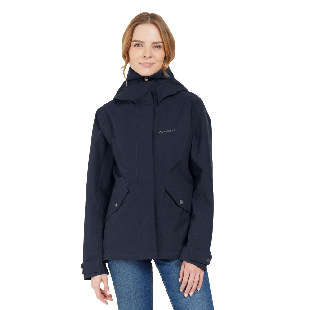 Didriksons Silja Jacket Women's Dark Night Blue 505645-999 jassen online bestellen bij Kathmandu Outdoor & Travel