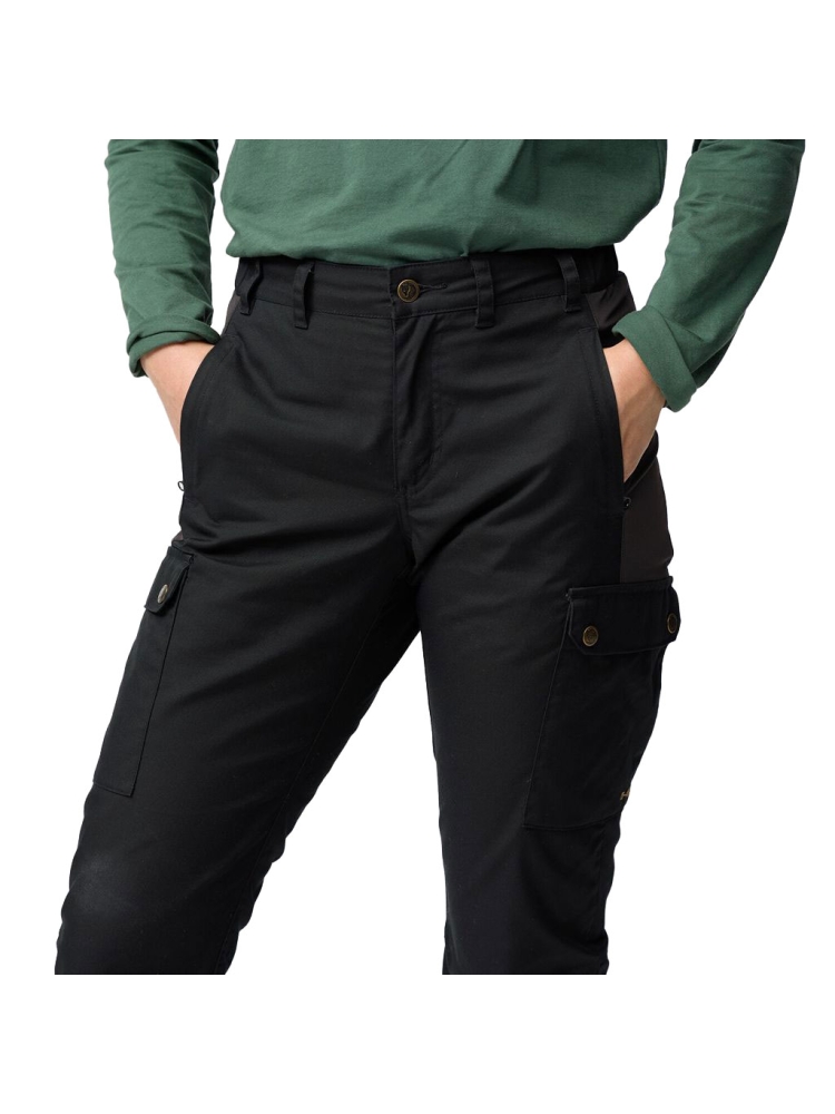 Fjällräven Stina Trousers Regular Women's Black F84775-550 broeken online bestellen bij Kathmandu Outdoor & Travel