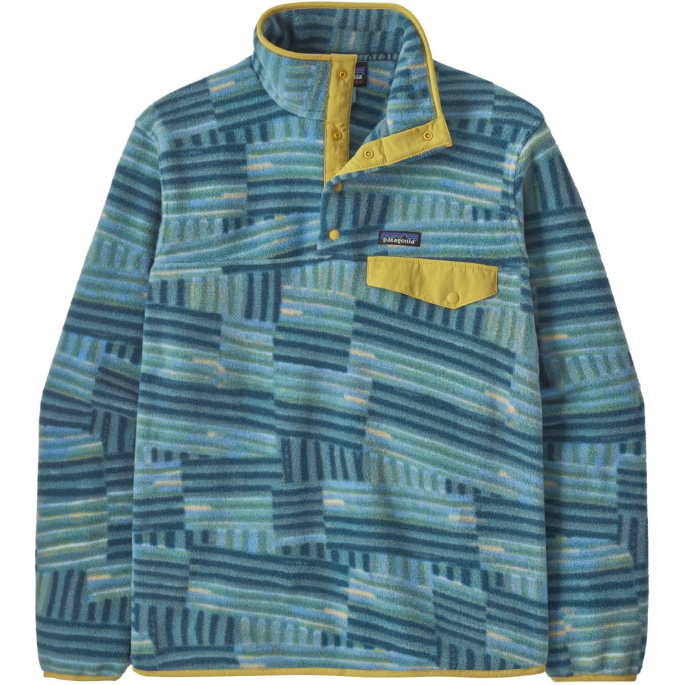 Patagonia LW Synch Snap-T P/O Quilty Fitz: Wetland Blue 25551-QFWE fleeces en truien online bestellen bij Kathmandu Outdoor & Travel