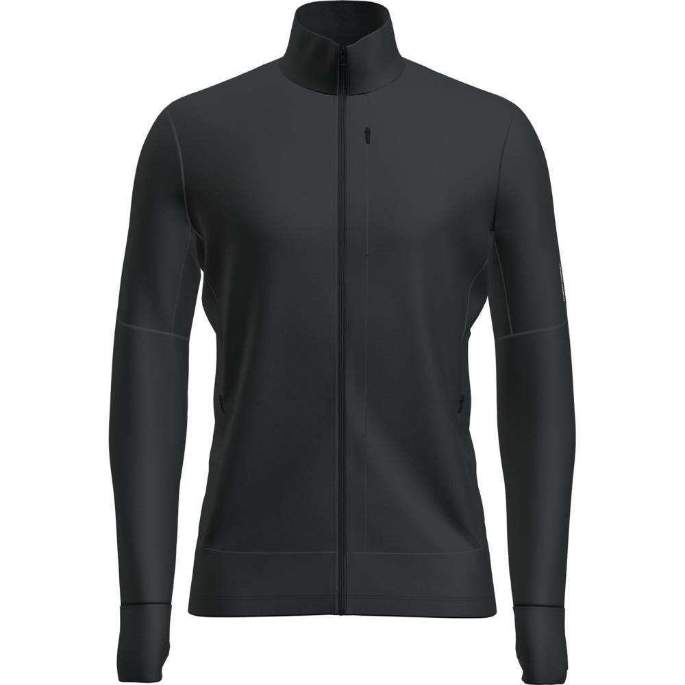 Icebreaker Mer 260 QuantuIV LS Zip Black IBBA56W1-0011 fleeces en truien online bestellen bij Kathmandu Outdoor & Travel