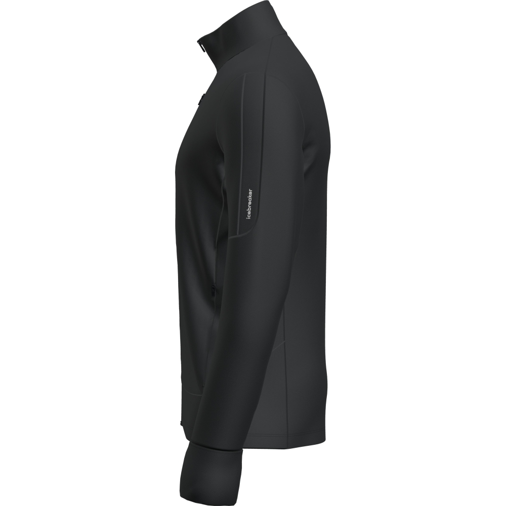 Icebreaker Mer 260 QuantuIV LS Zip Black IBBA56W1-0011 fleeces en truien online bestellen bij Kathmandu Outdoor & Travel