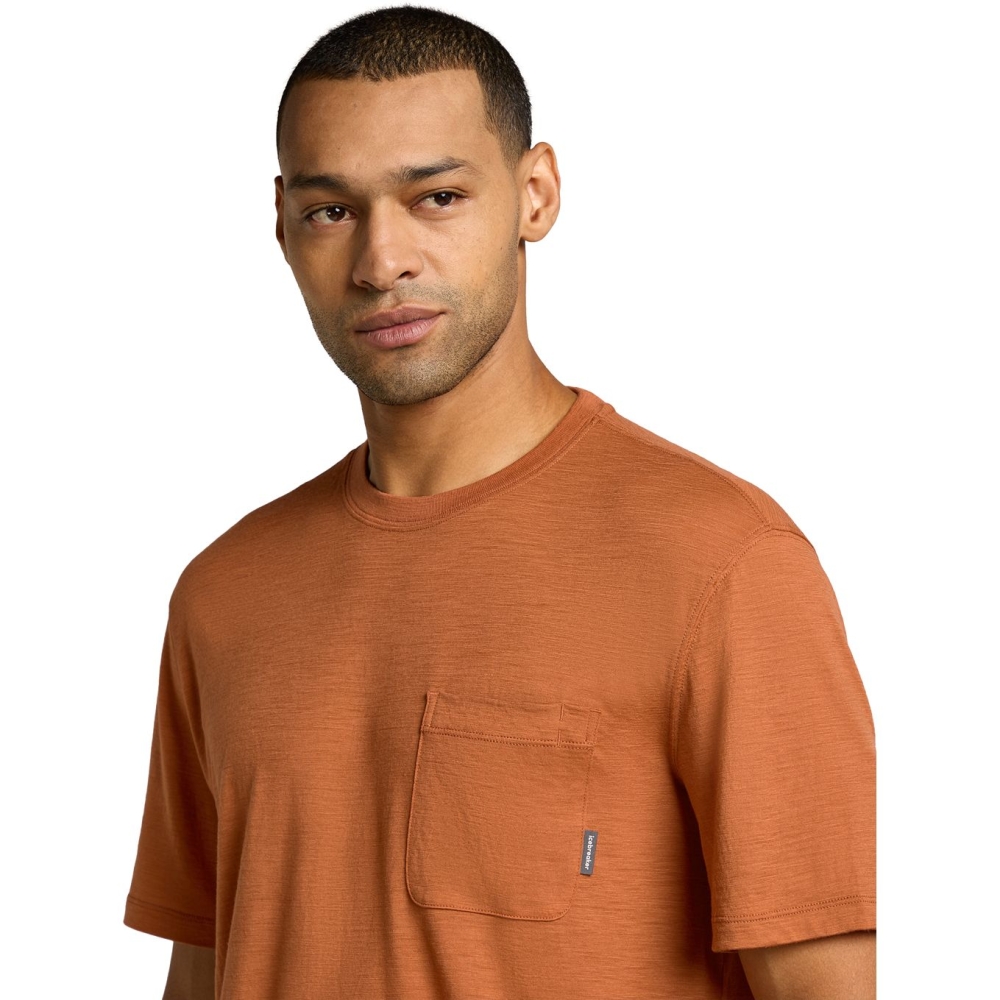 Icebreaker Mer Tech Lite III SS Relaxed Pocket Tee Dusty Clay IB0A56WH-0B01 shirts en tops online bestellen bij Kathmandu Outdoor & Travel