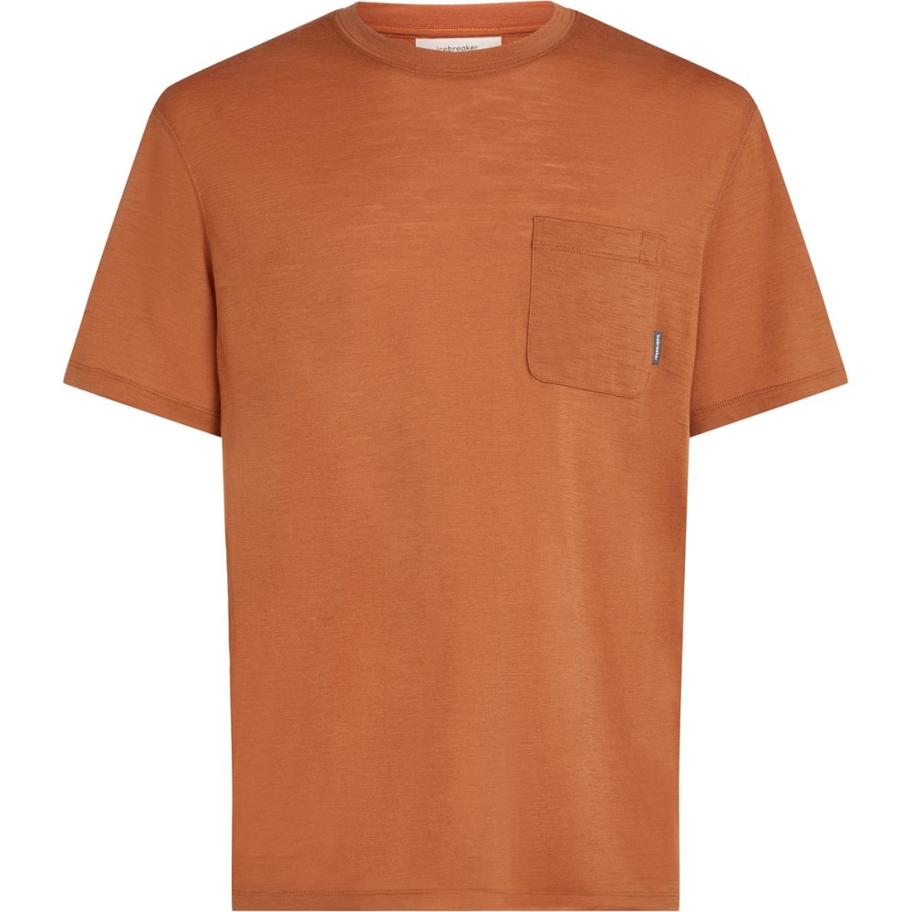 Icebreaker Mer Tech Lite III SS Relaxed Pocket Tee Dusty Clay IB0A56WH-0B01 shirts en tops online bestellen bij Kathmandu Outdoor & Travel