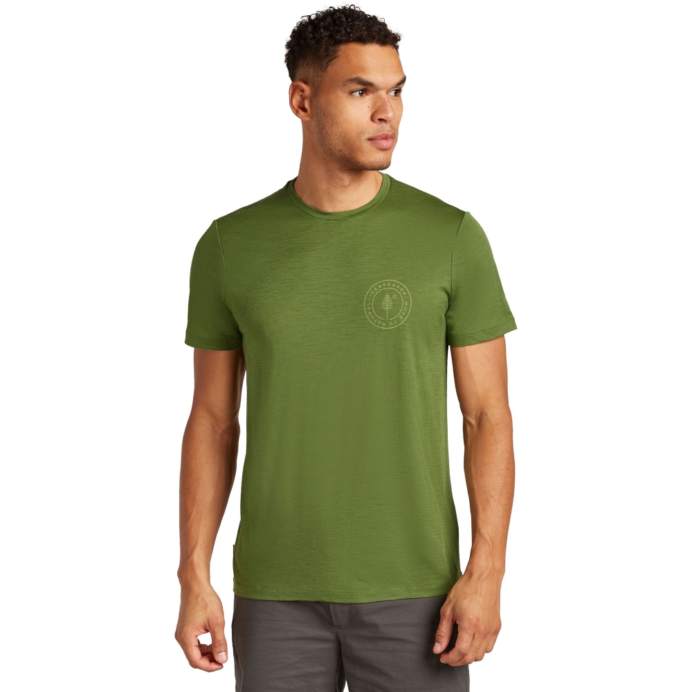 Icebreaker Mer 150 Tech Lite SS Tee Hike Naturall Sphagnum IB0A576B-0BD1 shirts en tops online bestellen bij Kathmandu Outdoor & Travel