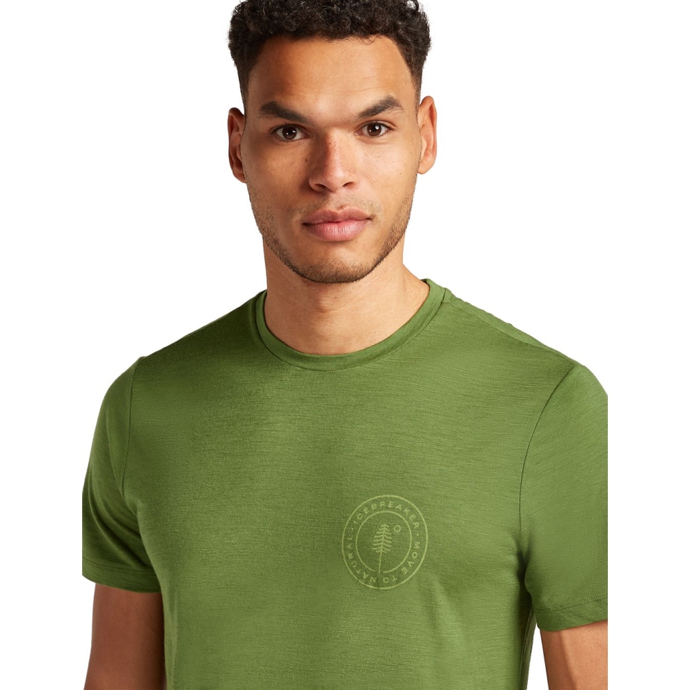 Icebreaker Mer 150 Tech Lite SS Tee Hike Naturall Sphagnum IB0A576B-0BD1 shirts en tops online bestellen bij Kathmandu Outdoor & Travel