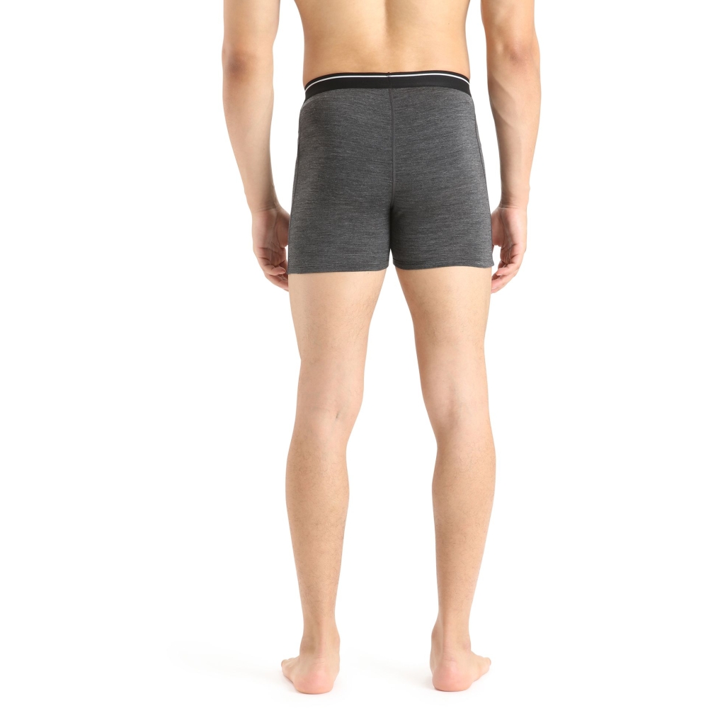 Icebreaker Anatomica Boxers Jet Hthr IB103029-0111 onderkleding/thermokleding online bestellen bij Kathmandu Outdoor & Travel