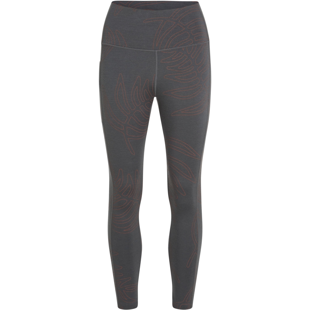 Icebreaker Mer 260 Fastray 25 HR Tight Fresh Women's Obsidian/Carob/AOP IB0A579U-0GG1 broeken online bestellen bij Kathmandu Outdoor & Travel