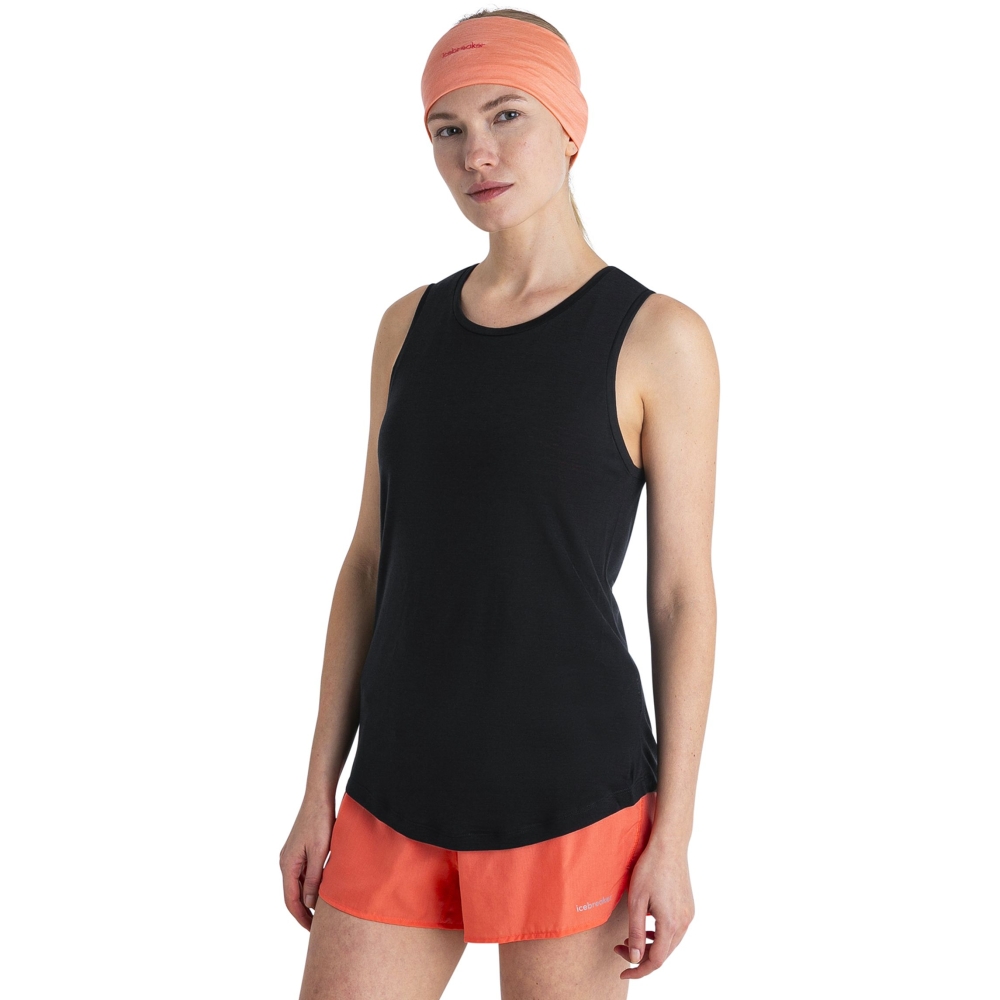 Icebreaker Mer 125 Cool-Lite Sphere III Tank Women's Black IB0A56ZQ-0011 shirts en tops online bestellen bij Kathmandu Outdoor & Travel