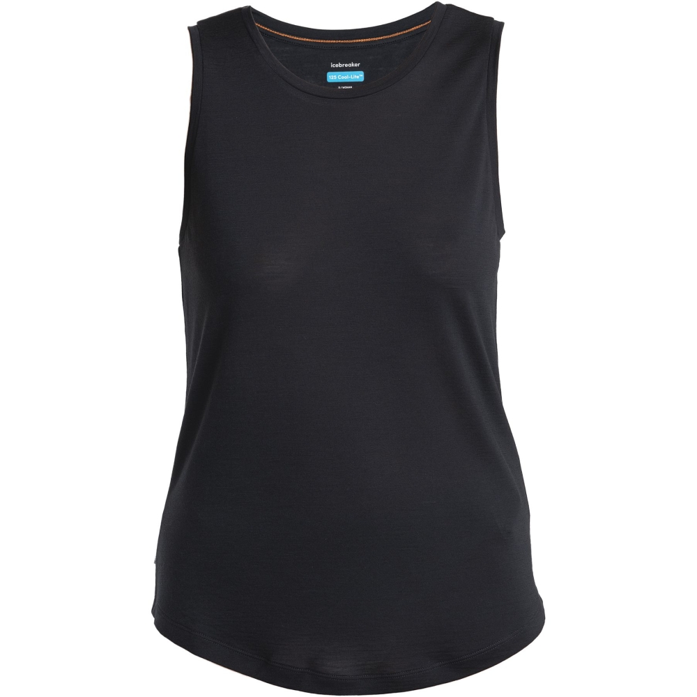 Icebreaker Mer 125 Cool-Lite Sphere III Tank Women's Black IB0A56ZQ-0011 shirts en tops online bestellen bij Kathmandu Outdoor & Travel