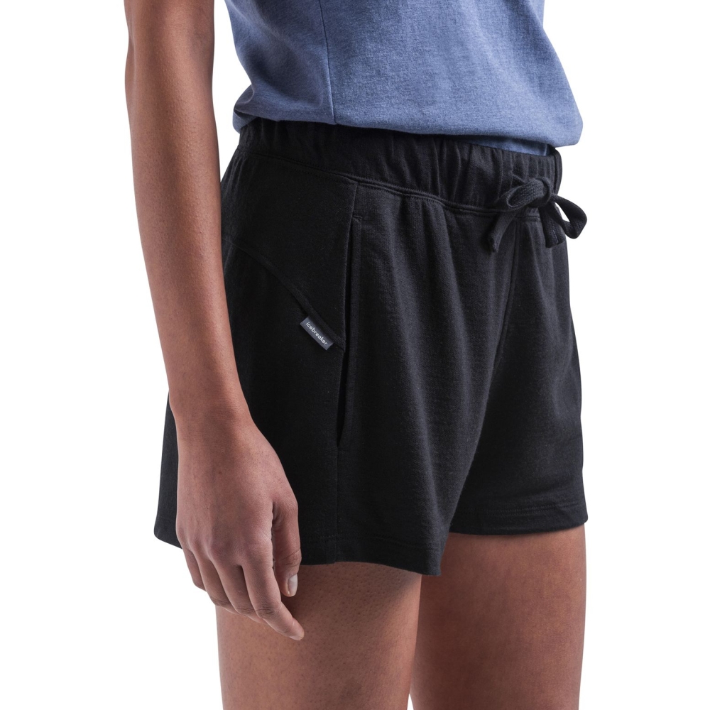 Icebreaker Mer Crush II Shorts Women's Black IB0A56XH-0011 broeken online bestellen bij Kathmandu Outdoor & Travel