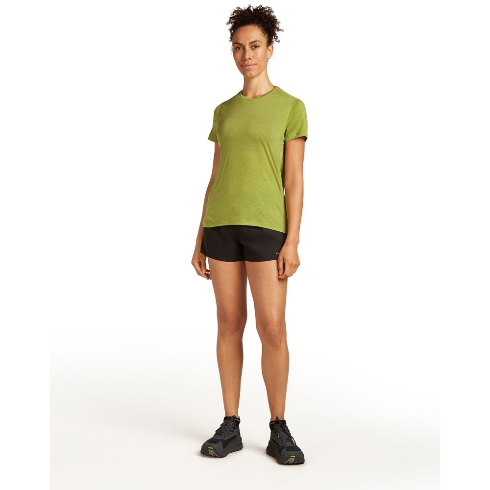 Icebreaker Mer 125 Cool-Lite Speed SS Tee Women's Olive IB0A577L-0AA1 shirts en tops online bestellen bij Kathmandu Outdoor & Travel