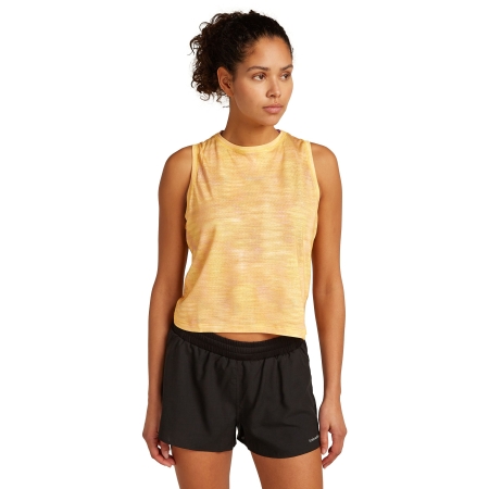 Icebreaker  Mer 125 Cool-Lite Sped Tank Fusion Women's AOP Citrine