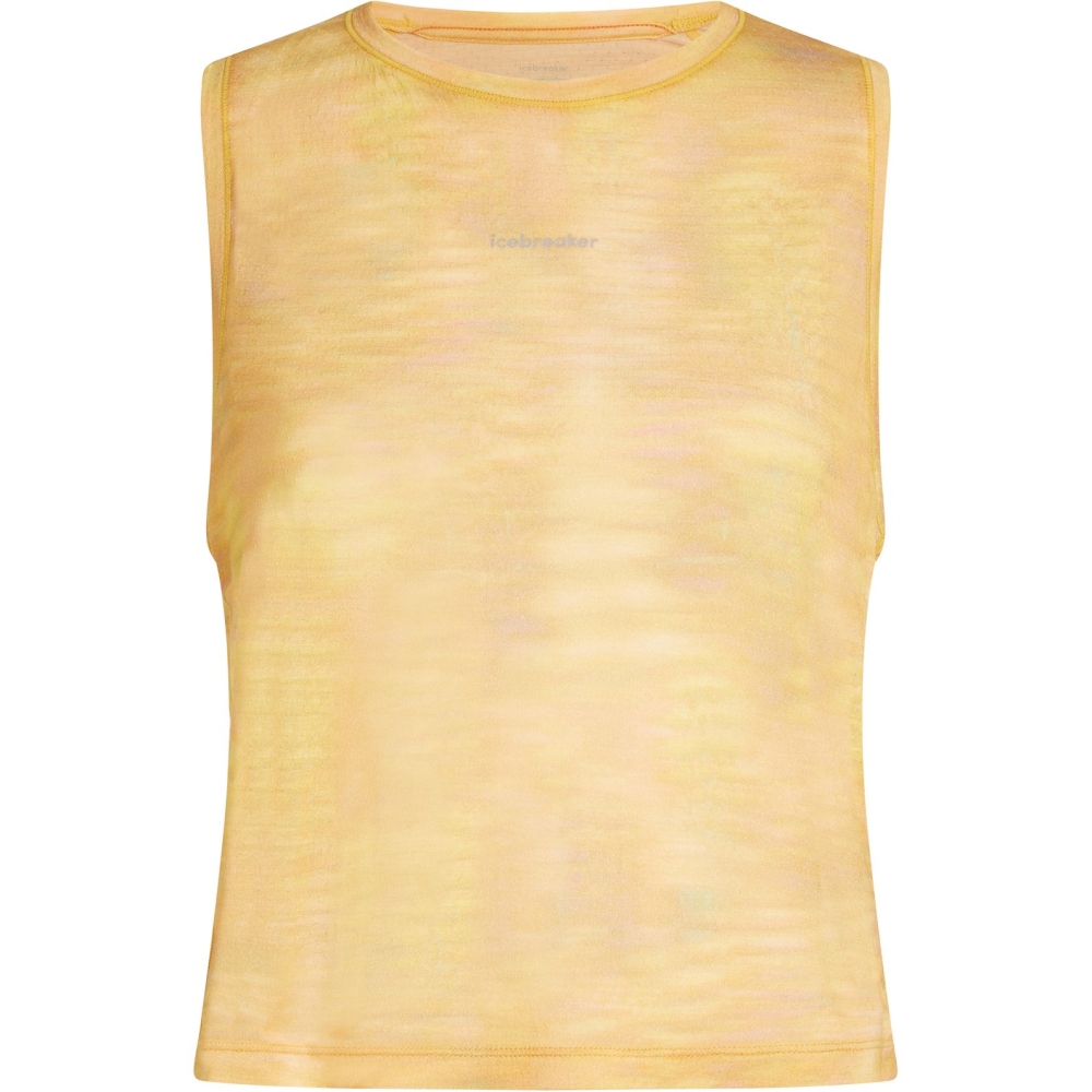 Icebreaker Mer 125 Cool-Lite Sped Tank Fusion Women's AOP Citrine IB0A5782-0CY1 shirts en tops online bestellen bij Kathmandu Outdoor & Travel