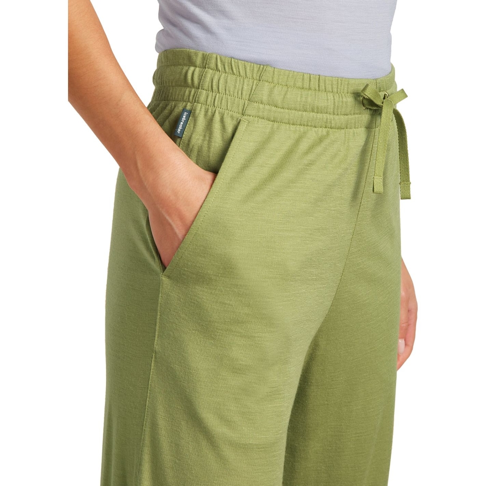 Icebreaker Granary Culottes Women's Olive IB0A56OP-0AA1 broeken online bestellen bij Kathmandu Outdoor & Travel