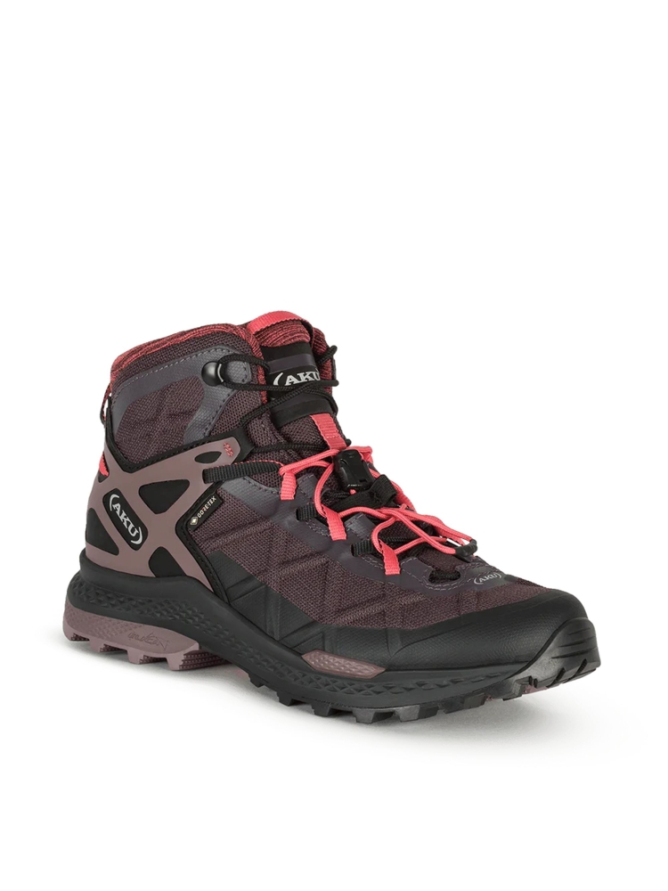 AKU Rocket Mid Gtx Women Deep violet coral 711-566 wandelschoenen dames online bestellen bij Kathmandu Outdoor & Travel