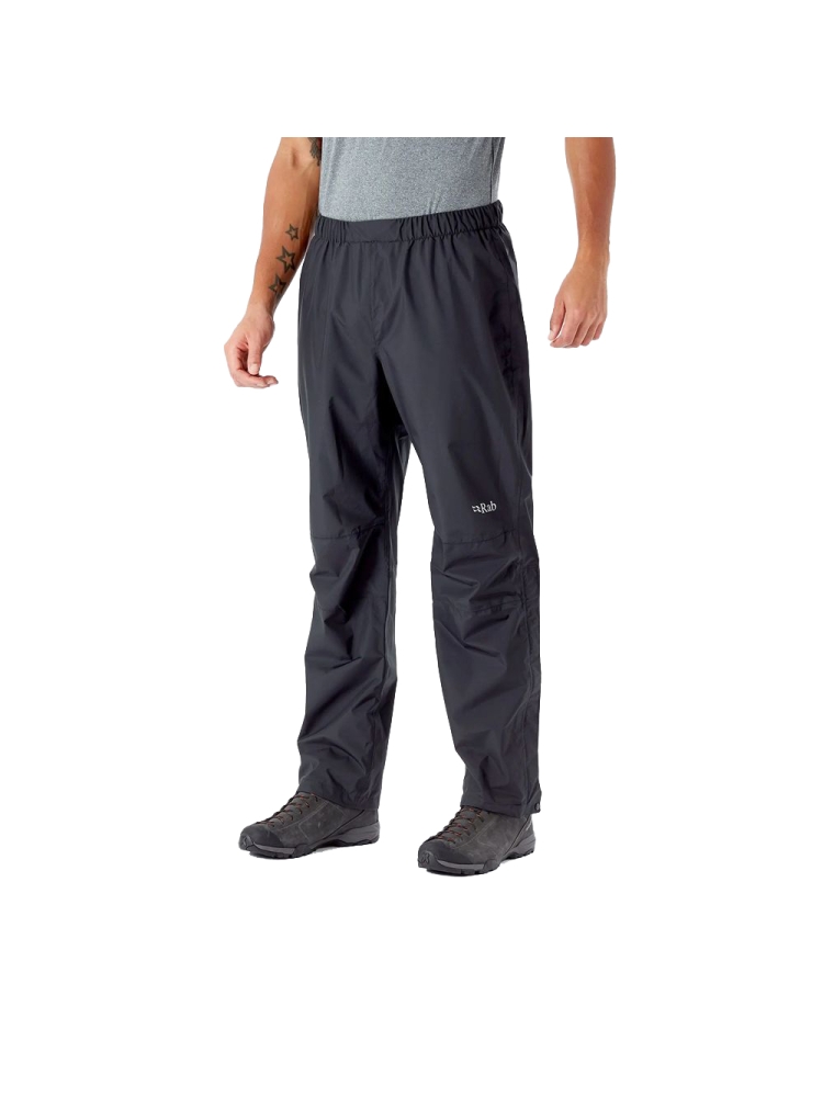 Rab Downpour Eco Pants FZ Long Black QWSG-86-Black-L jassen online bestellen bij Kathmandu Outdoor & Travel