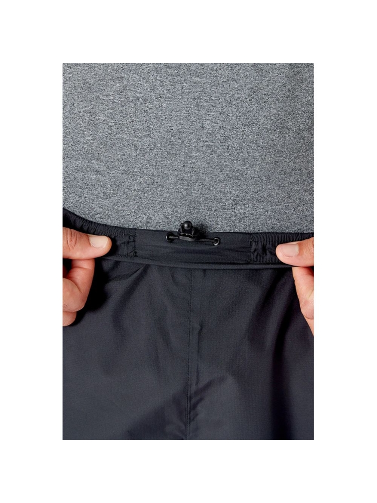 Rab Downpour Eco Pants FZ Long Black QWSG-86-Black-L jassen online bestellen bij Kathmandu Outdoor & Travel