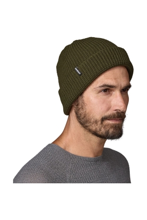 Patagonia Snowdrifter Beanie Pine Needle Green 33385-PNGR kleding accessoires online bestellen bij Kathmandu Outdoor & Travel