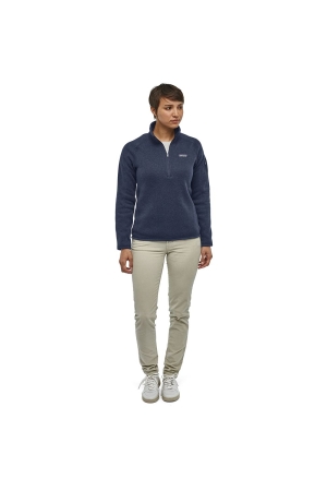 Patagonia Better Sweater 1/4 Zip Women's New Navy 25618-NENA fleeces en truien online bestellen bij Kathmandu Outdoor & Travel