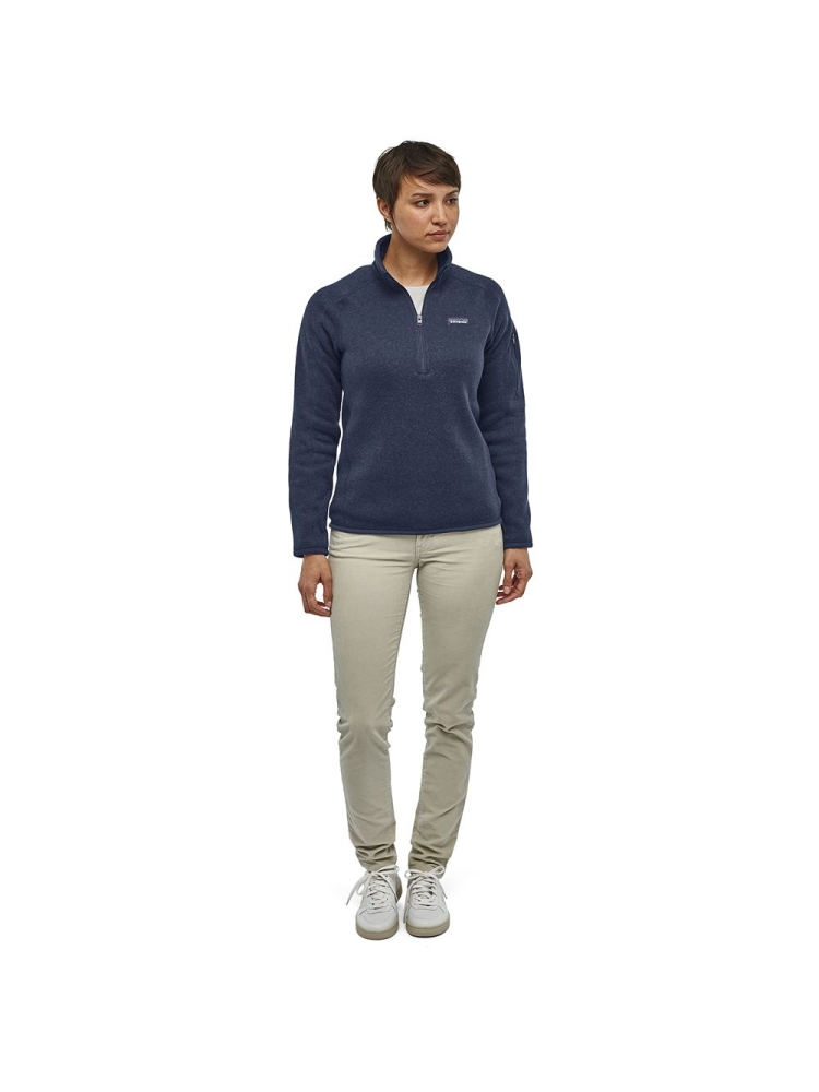 Patagonia Better Sweater 1/4 Zip Women's New Navy 25618-NENA fleeces en truien online bestellen bij Kathmandu Outdoor & Travel