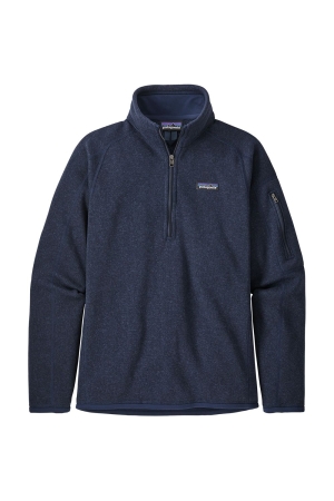 Patagonia Better Sweater 1/4 Zip Women's New Navy 25618-NENA fleeces en truien online bestellen bij Kathmandu Outdoor & Travel