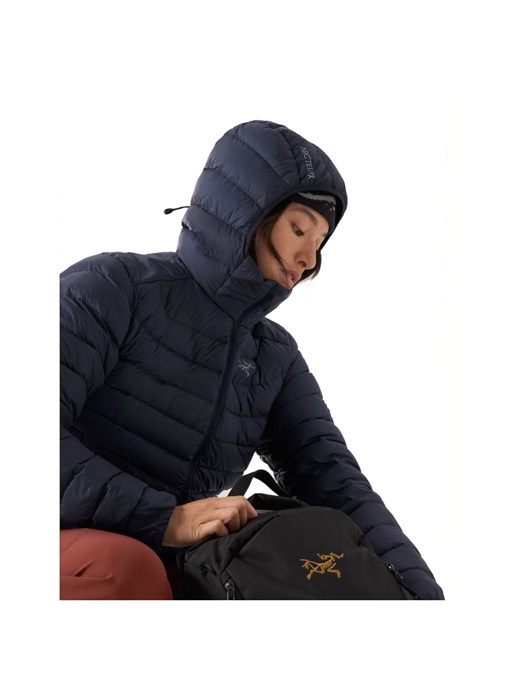 Arc'teryx Cerium Hoody Women's Black Sapphire 9288-Black Sapphire jassen online bestellen bij Kathmandu Outdoor & Travel