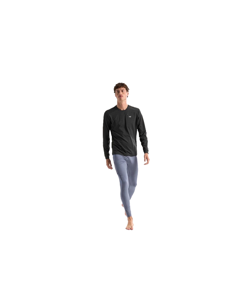 Arc'teryx Rho Lt Crew Neck Black 9417-Black fleeces en truien online bestellen bij Kathmandu Outdoor & Travel