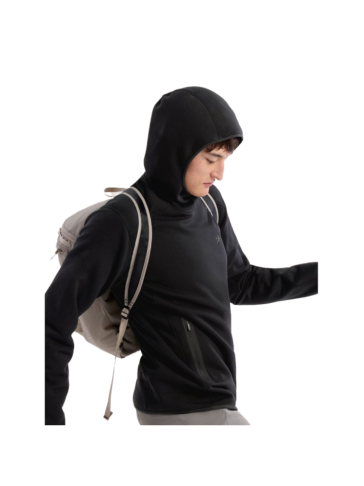 Arc'teryx Kyanite Pullover Hoody Black 8444-002291 fleeces en truien online bestellen bij Kathmandu Outdoor & Travel