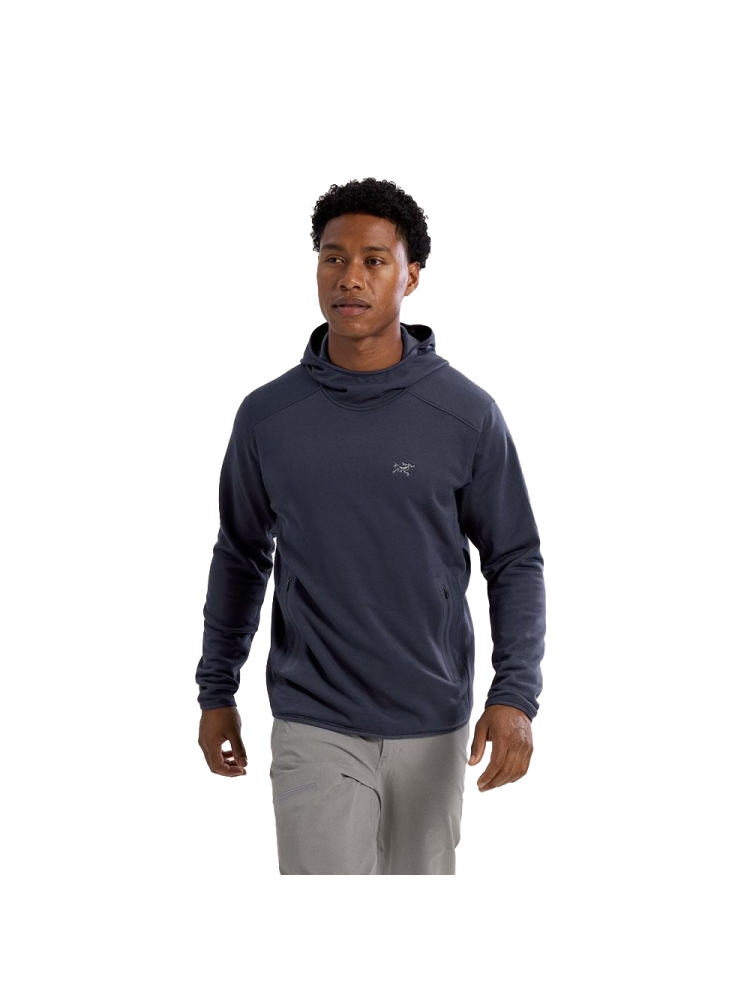 Arc'teryx Kyanite Pullover Hoody Black Sapphire 8444-001280 fleeces en truien online bestellen bij Kathmandu Outdoor & Travel