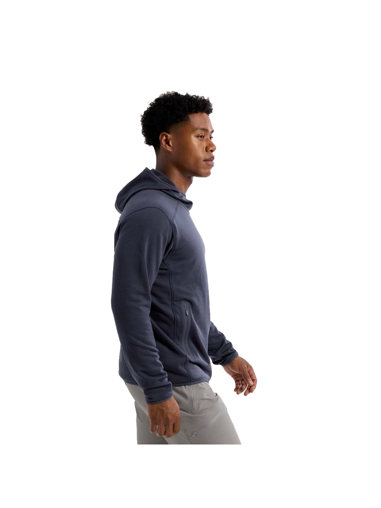 Arc'teryx Kyanite Pullover Hoody Black Sapphire 8444-001280 fleeces en truien online bestellen bij Kathmandu Outdoor & Travel