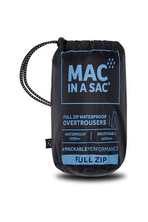 Mac in a Sac Broek Full Zip BLACK ZB-Black broeken online bestellen bij Kathmandu Outdoor & Travel