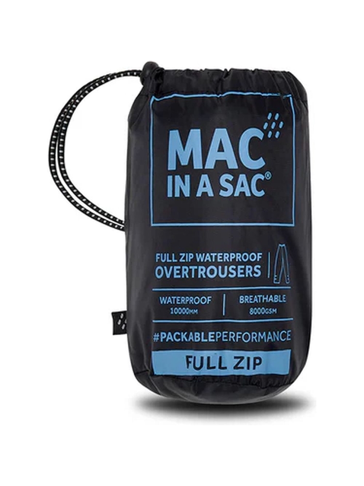 Mac in a Sac Broek Full Zip BLACK ZB-Black broeken online bestellen bij Kathmandu Outdoor & Travel