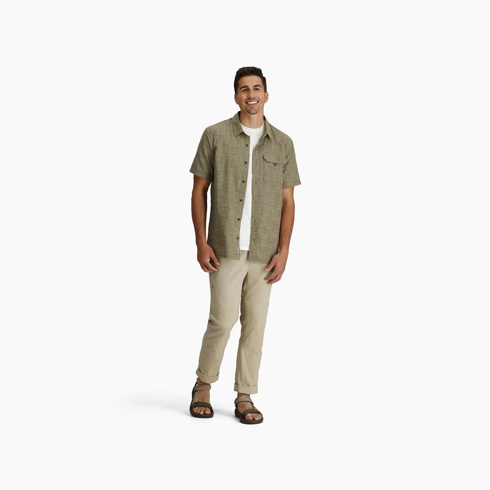 Royal Robbins Royal Robbins Hempline Spaced S/S Y721021-255 shirts en tops Royal Robbins Hempline Spaced S/S Fiddlehead Y721021-255 shirts en tops online bestellen bij Kathmandu Outdoor & Travel
