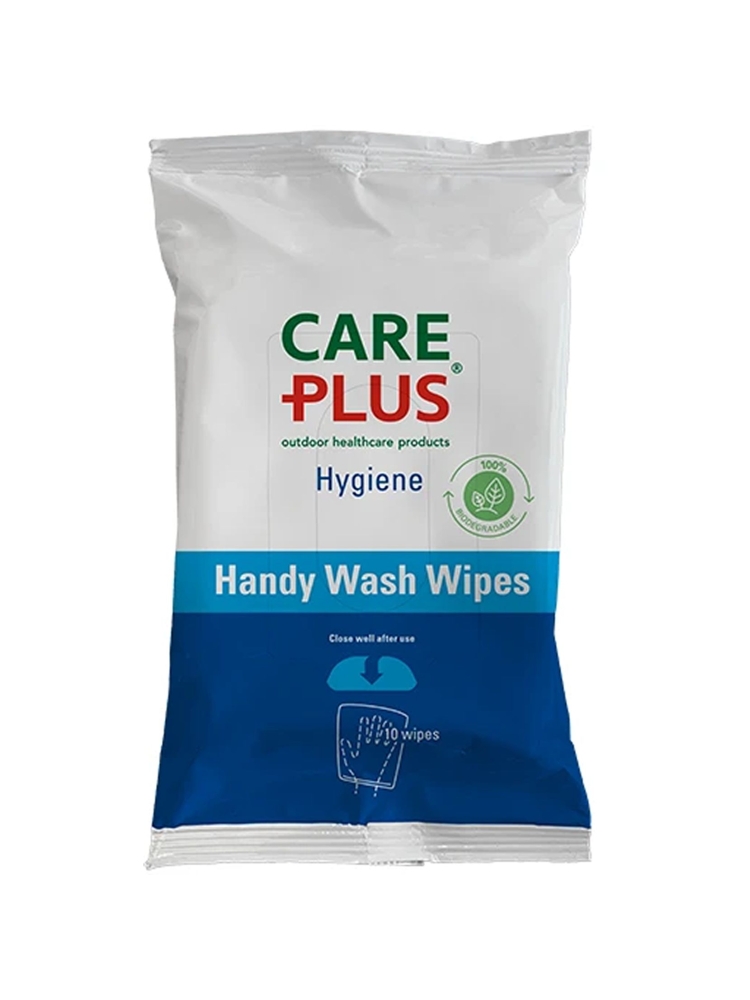 Care Plus Hygiene Handy Wash Wipes 10x   34870 verzorging online bestellen bij Kathmandu Outdoor & Travel