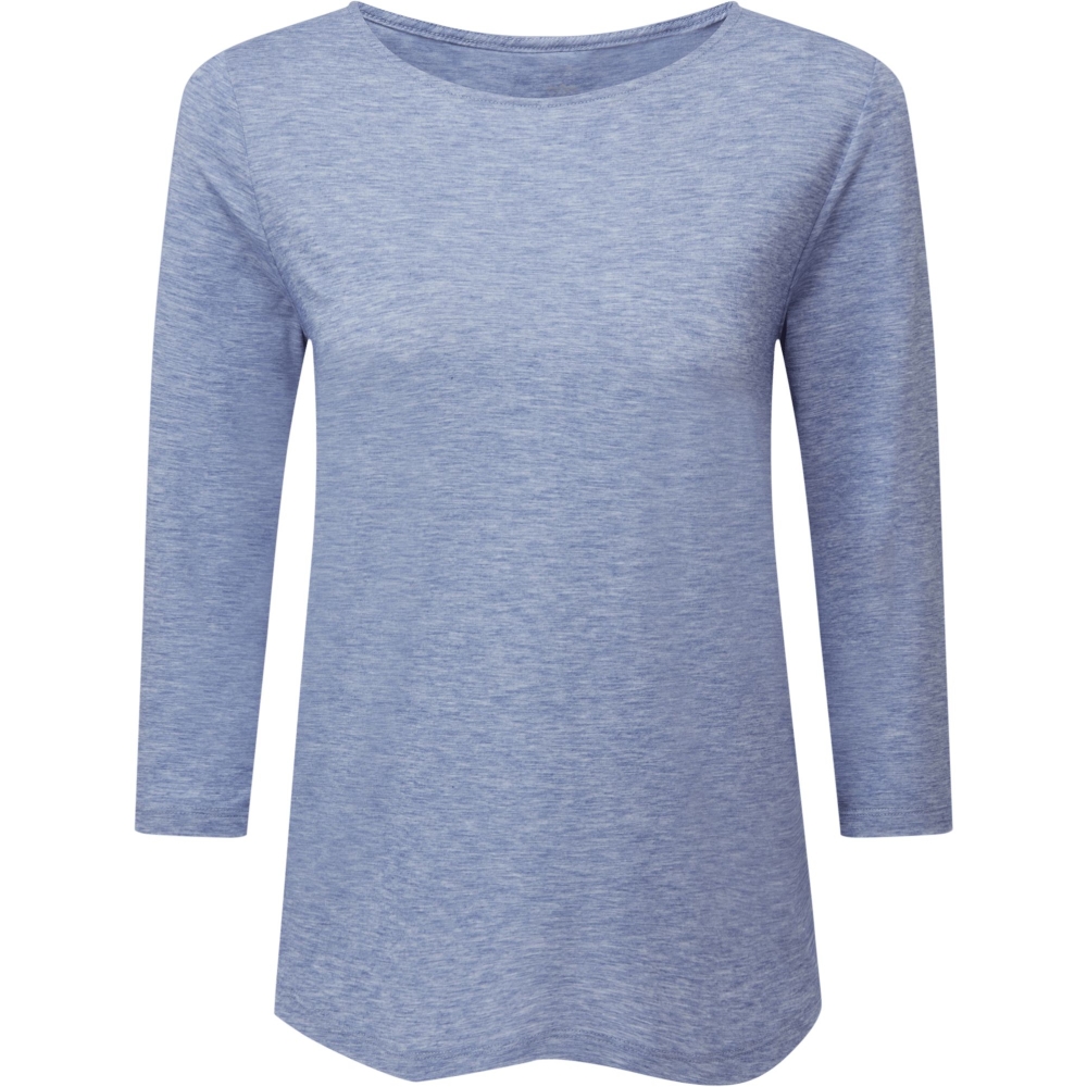 Sherpa Adventure Gear Asha 3/4 Sleeve Top Women's Seaport Blue SW3105-738 shirts en tops online bestellen bij Kathmandu Outdoor & Travel