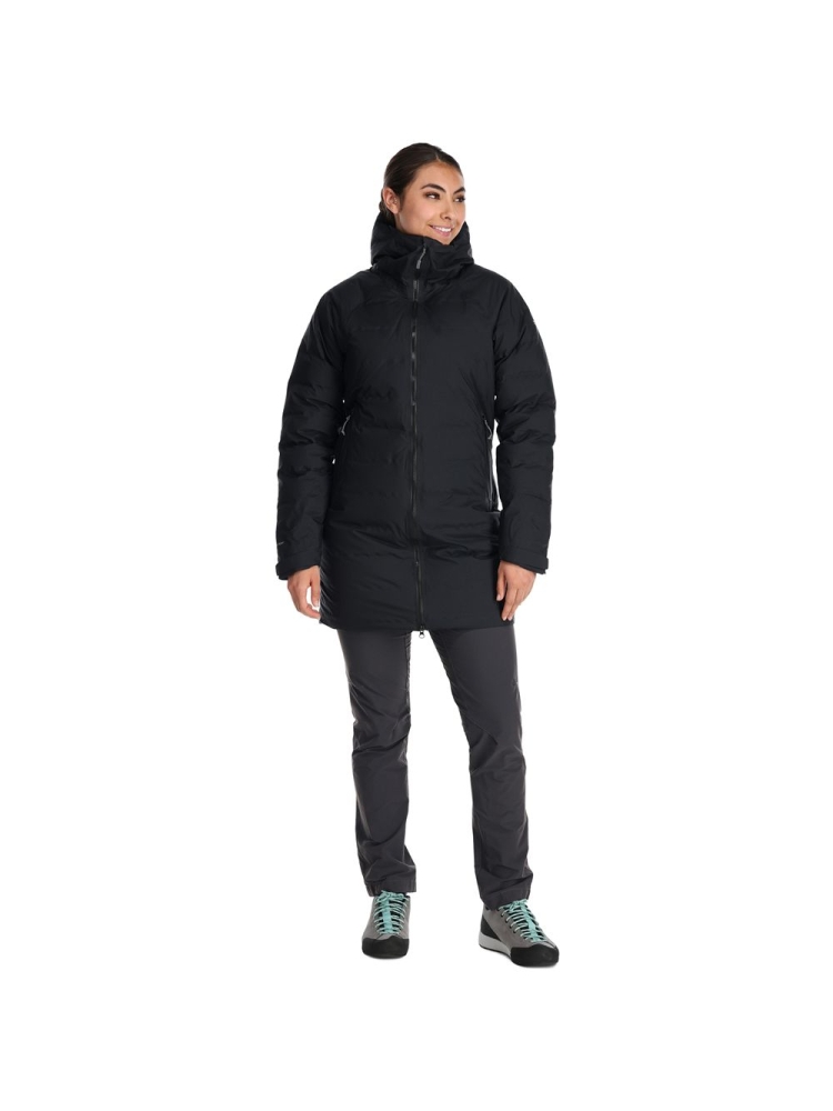 Rab Valiance Parka Women's Black QDB-51-BLK jassen online bestellen bij Kathmandu Outdoor & Travel