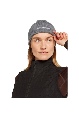 Icebreaker Merino All Day Toque Beanie Gritstone Heather IB0A573J013-1001 kleding accessoires online bestellen bij Kathmandu Outdoor & Travel